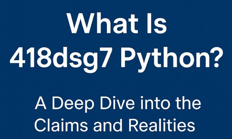 418dsg7 Python